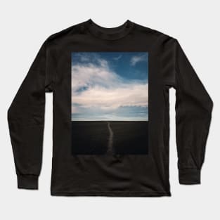 footpath across empty land Long Sleeve T-Shirt